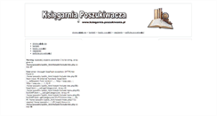 Desktop Screenshot of ksiazki.poszukiwania.pl