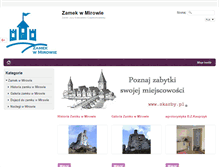 Tablet Screenshot of mirow.poszukiwania.pl